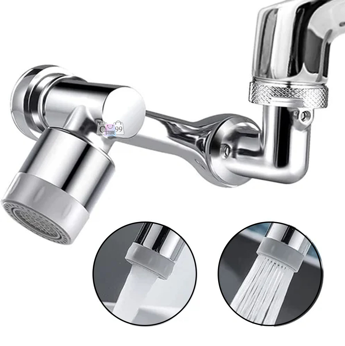 Miniatura 5 de Grifo Expansor Llave Giratorio de 1080°